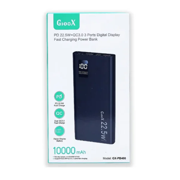 GIOOX 10000mAh PD 22.5W | SUPER FAST CHARGING POWER BANK - Image 2