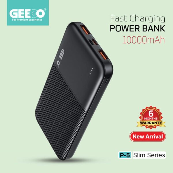 P5 Slim Fast Charging 10000mAh Power Bank