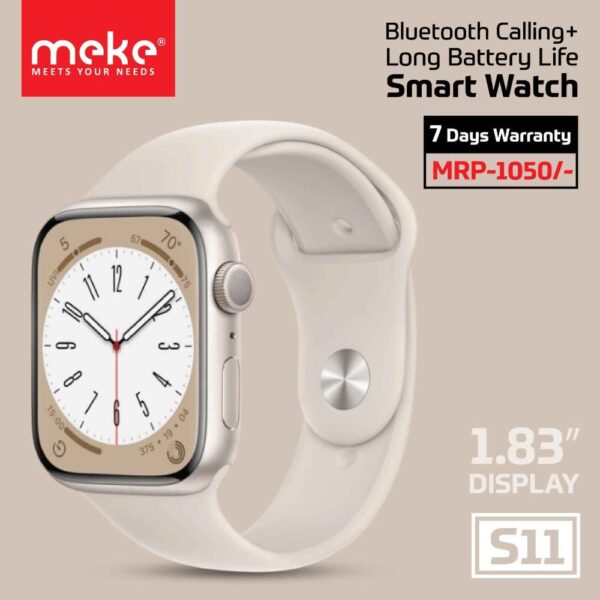 MEKE S11 Bluetooth Calling Smart watch - Image 2