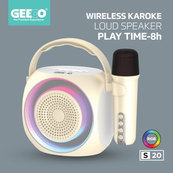 GEEOO S20: Best Karaoke Speaker